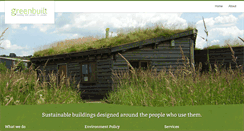 Desktop Screenshot of greenbuilt.co.uk